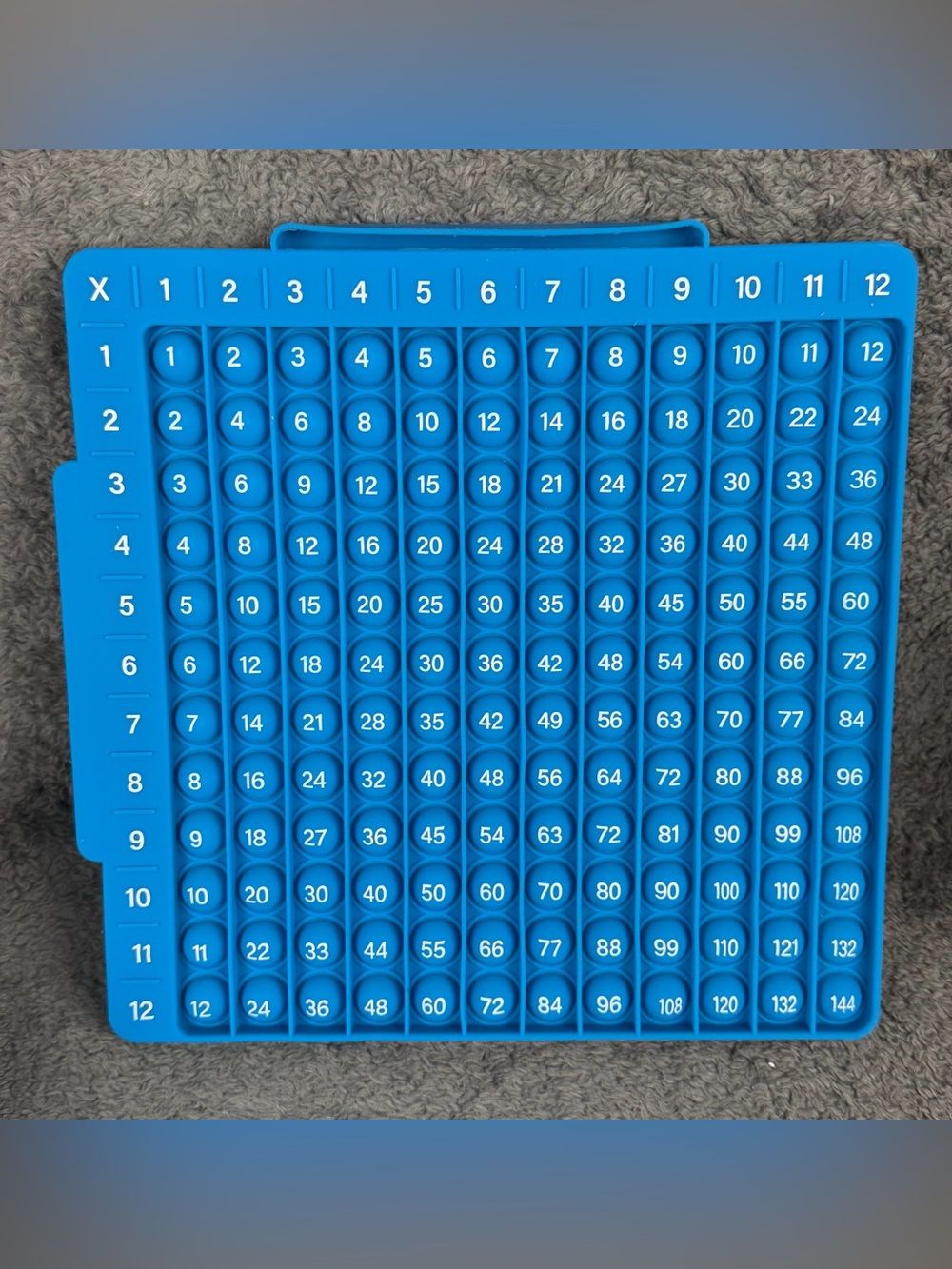New- Math Flash Cards + Math Board, Multiplication Times Table Chart Fidget - Picture 6 of 7